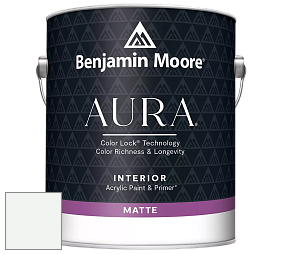 Benjamin Moore Aura 522 Interior Paint - Matte краска цвет OC-67 Ice Mist