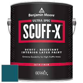 Benjamin Moore 486 Ultra Spec SCUFF-X Interior Satin Finish краска цвет NCS S 5540-B10G 
