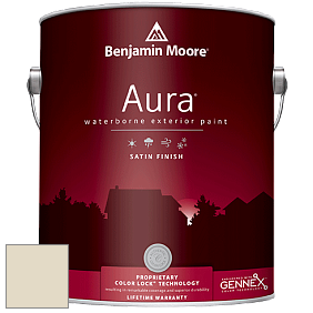 Benjamin Moore Aura 631 Waterborne Exterior Satin Finish краска цвет 945 Pebble Rock