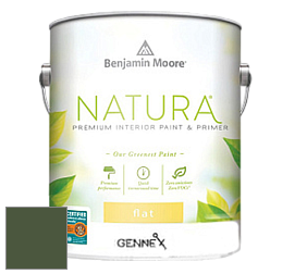 Benjamin Moore 514 Natura Interior Semi-Gloss Finish краска цвет RAL 6003 