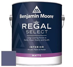 Benjamin Moore 548 IRegal Select Interior Paint - Matte краска цвет 2069-30 Darkest Grape
