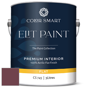 COLOR SMART CS 745 ELIT PAINT глубокоматовая моющаяся краска цвет 2083-10 Raisin Torte