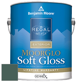 Benjamin Moore W096 Regal Select Exterior Paint-Moor GloSoft Gloss Finish краска цвет 644 Garden Cucumber
