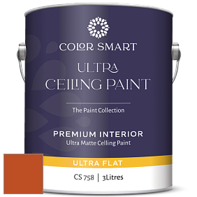 COLOR SMART CS 758 ULTRA CEILING PAINT ультраматовая краска цвет RAL 2001 