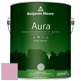 Benjamin Moore Aura 629 Waterborne Exterior Flat Finish краска цвет 2085-50 Strawberry