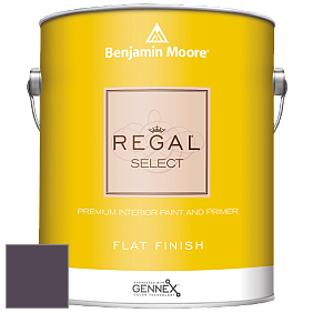Benjamin Moore 547 Regal Select Waterborne Interior Flat Finish краска цвет 2072-20 Black Raspberry