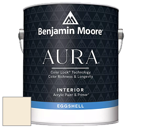 Benjamin Moore Aura 524 Waterborne Interior Eggshell Finish краска цвет 918 White Rock