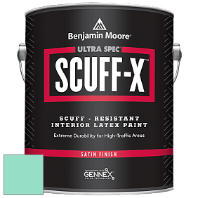 Benjamin Moore 486 Ultra Spec SCUFF-X Interior Satin Finish краска цвет 2042-50 Caribe Green