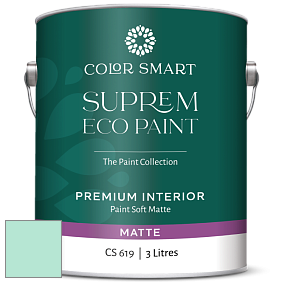 COLOR SMART CS 619 SUPREM ECO PAINT матовая краска цвет 611 Springtime Green
