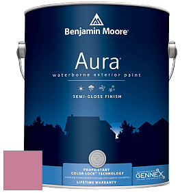 Benjamin Moore Aura 632 Waterborne Exterior Semi-Gloss Finish краска цвет 2084-40 Precious Pink