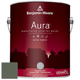 Benjamin Moore Aura 631 Waterborne Exterior Satin Finish краска цвет AF-480 
