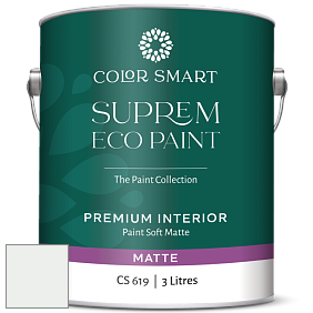 COLOR SMART CS 619 SUPREM ECO PAINT матовая краска цвет OC-61 White Diamond