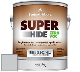 Benjamin Moore 357 Super Hide Zero Voc Interior Eggshell краска цвет 1612 Pelican Gray