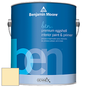 Benjamin Moore Ben W626 Premium Interior Latex Eggshell краска цвет 332 Banan-Appeal