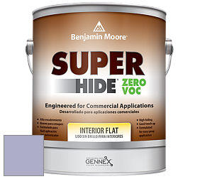 Benjamin Moore 355 Super Hide Zero Voc Interior Flat краска цвет 1404 Crocus