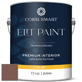 COLOR SMART CS 745 ELIT PAINT глубокоматовая моющаяся краска цвет 2095-30 Butternut Brown