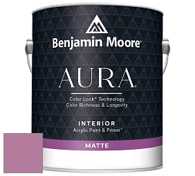 Benjamin Moore Aura 522 Interior Paint - Matte краска цвет 1363 Melrose Pink