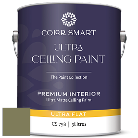 COLOR SMART CS 758 ULTRA CEILING PAINT ультраматовая краска цвет 489 Oak Grove