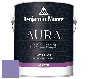 Benjamin Moore Aura 522 Interior Paint - Matte краска цвет 1398 Charmed Violet