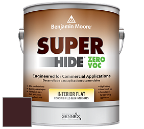Benjamin Moore 355 Super Hide Zero Voc Interior Flat краска цвет RAL 3007 