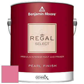 Benjamin Moore 550 Regal Select Waterborne Interior Pearl Finish краска цвет 2001-40 Pink Popsicle