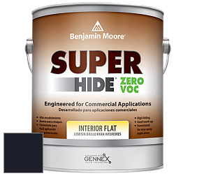 Benjamin Moore 355 Super Hide Zero Voc Interior Flat краска цвет RAL 5004 
