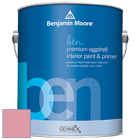 Benjamin Moore Ben W626 Premium Interior Latex Eggshell краска цвет 1340 Pink Ribbon