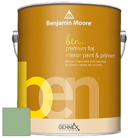 Benjamin Moore Ben W625 Premium Interior Latex Flat краска цвет 564 Gumdrop