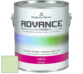 Benjamin Moore 792 Advance Interior Paint-Satin эмаль цвет 555 O'Reilly Green