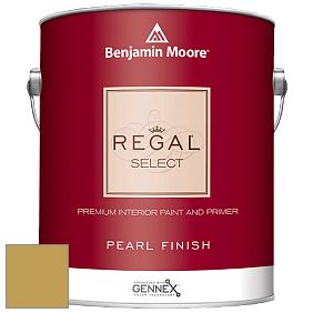 Benjamin Moore 550 Regal Select Waterborne Interior Pearl Finish краска цвет 378 Gibson Gold