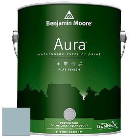 Benjamin Moore Aura 629 Waterborne Exterior Flat Finish краска цвет AF-515 