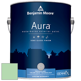 Benjamin Moore Aura 632 Waterborne Exterior Semi-Gloss Finish краска цвет 571 Lotus Flower