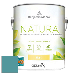 Benjamin Moore 514 Natura Interior Semi-Gloss Finish краска цвет 726 Rendezvous Bay