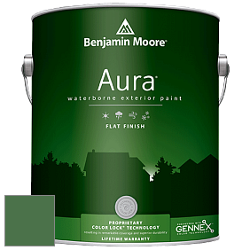 Benjamin Moore Aura 629 Waterborne Exterior Flat Finish краска цвет 2036-10 Cat's Eye