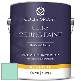 COLOR SMART CS 758 ULTRA CEILING PAINT ультраматовая краска цвет 612 Hills of Ireland