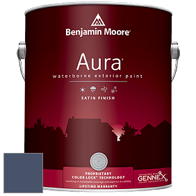 Benjamin Moore Aura 631 Waterborne Exterior Satin Finish краска цвет 826 Stunning