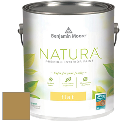 Benjamin Moore 512 Natura Interior Flat Finish матовая краска цвет 280 Renaissance Gold