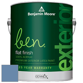 Benjamin Moore Ben 541 Waterborne Exterior Flat Finish краска цвет 824 Yin Yang