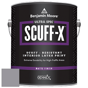 Benjamin Moore 484 Ultra Spec SCUFF-X Interior Matte Finish краска цвет NCS S 4005-R50B 