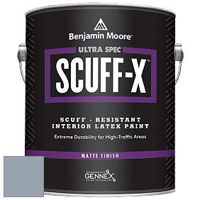 Benjamin Moore 484 Ultra Spec SCUFF-X Interior Matte Finish краска цвет 1628 Comet