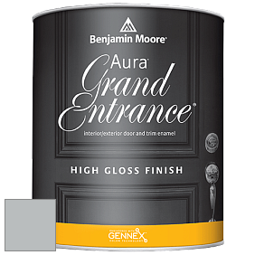 Benjamin Moore Aura 148 Grand Entrance High Gloss эмаль цвет 1605 Winter Solstice