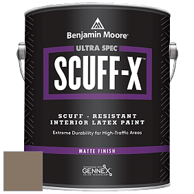 Benjamin Moore 484 Ultra Spec SCUFF-X Interior Matte Finish краска цвет 999 Rustic Taupe