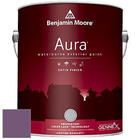 Benjamin Moore Aura 631 Waterborne Exterior Satin Finish краска цвет 2073-30 Passion Plum