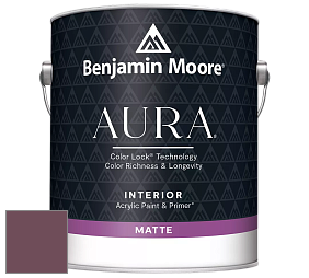 Benjamin Moore Aura 522 Interior Paint - Matte краска цвет 1365 BordÃ©aux Red