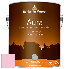Benjamin Moore Aura 634 Waterborne Exterior Low Lustre Finish краска цвет 2003-60 Exotic Pink