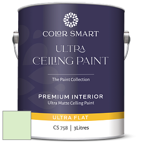 COLOR SMART CS 758 ULTRA CEILING PAINT ультраматовая краска цвет 2032-60 Citra Lime