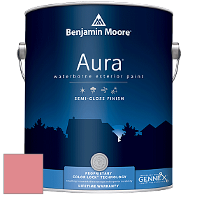 Benjamin Moore Aura 632 Waterborne Exterior Semi-Gloss Finish краска цвет 2008-40 Hydrangea Flowers