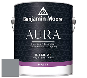 Benjamin Moore Aura 522 Interior Paint - Matte краска цвет 1601 Hearthstone
