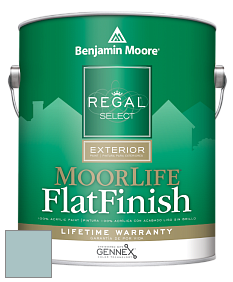 Benjamin Moore W105 Regal Select Exterior Paint-MoorLife Flat Finish краска цвет 717 Paradiso