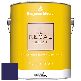 Benjamin Moore 547 Regal Select Waterborne Interior Flat Finish краска цвет RAL 5022 